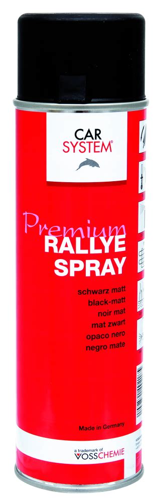 Rallye Spray Premium Schwarz Matt 500 Ml MANTER GmbH