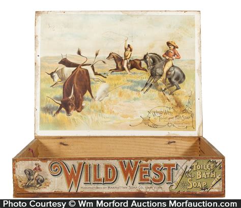 Wild West Soap Box • Antique Advertising