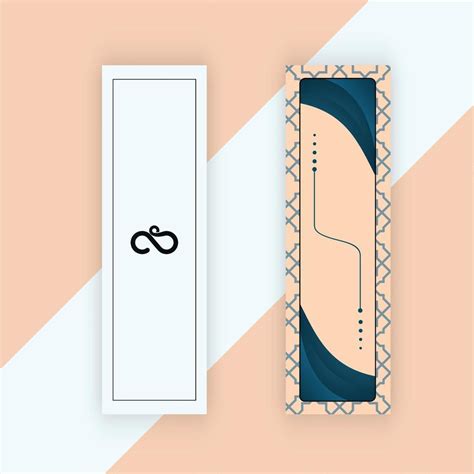 delightful  vibrant bookmark design featuring intricate patterns