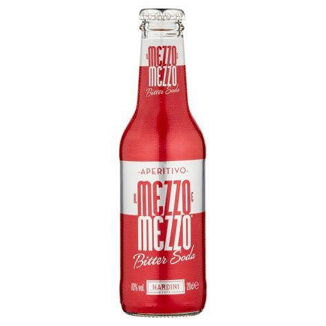 Aperitivo Mezzo E Mezzo Bitter Soda Nardini Cl L Ecommerce