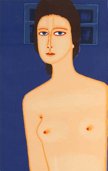 Jerzy Nowosielski Nude 1992 MutualArt