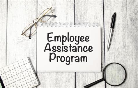 Notepad Chart And Calculator Top View Text Eap Employee Assistance