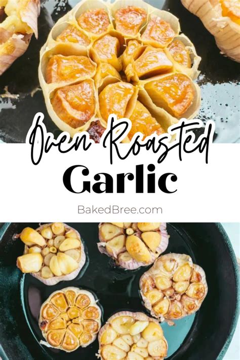 Easy Oven Roasted Garlic Baked Bree