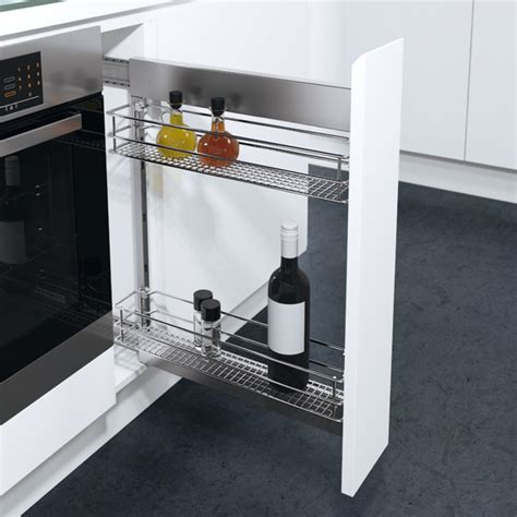 Sub Side Base Cabinet Pull Out Storage Basket Set In The H Fele