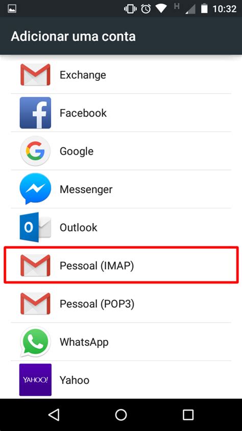 Como Configurar Conta De E Mail Do Cismail No Android Cis Ajuda