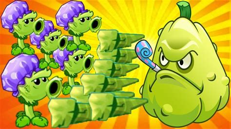 Teams Primal Peashooter Max Level Up System Vs Squash Pvz 2 In Plants