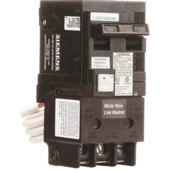 Siemens Double Pole Type Qpf Gfci Circuit Breaker Hd Supply