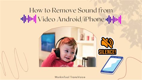 How To Remove Sound From Video Android Iphone Ways Workintool