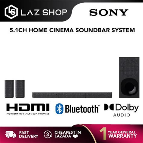 Sony 5 1ch Home Cinema Soundbar System HT S20R Lazada