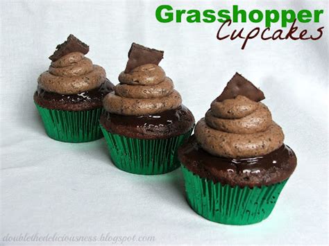 Double The Deliciousness Grasshopper Cupcakes