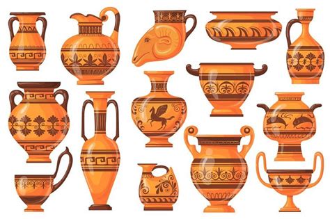 Cartoon greek pots. Ancient pottery | Ancient greek art, Ancient pottery, Ancient greek pottery