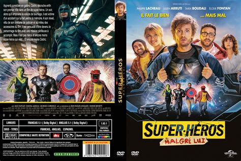 Jaquette DVD de Super héros malgré lui custom Cinéma Passion