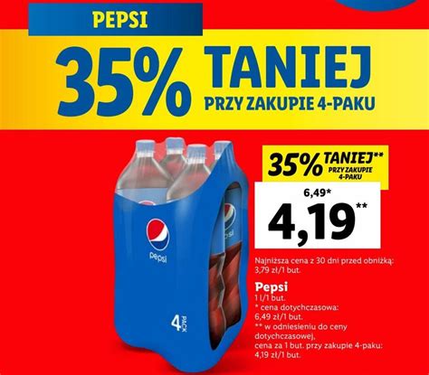 Promocja Pepsi L W Lidl