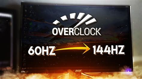 Como Hacer OVERCLOCK AL MONITOR Mas HZ Mas FPS YouTube