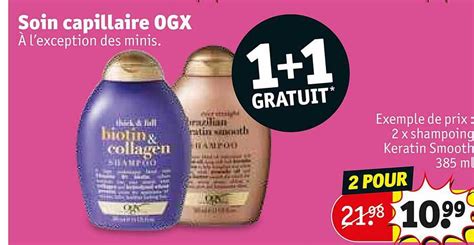 Promo Soin Capillaire Ogx Chez Kruidvat Icatalogue Fr