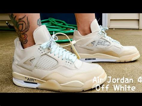 Air Jordan Off White Sail Unboxing On Feet Youtube