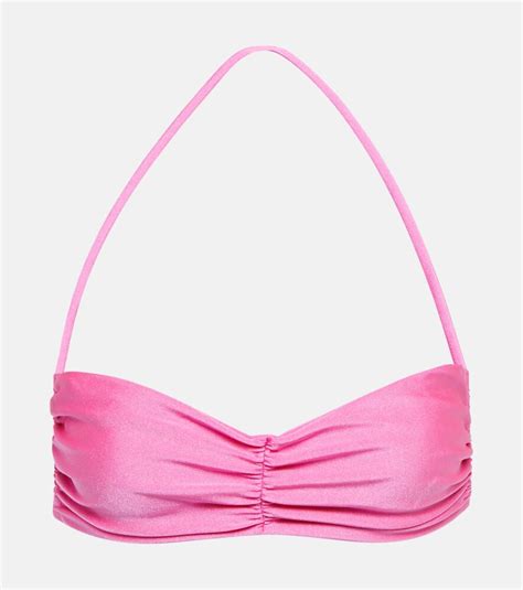 Buy Jade Swim Isla Bikini Top Pink At Off Editorialist