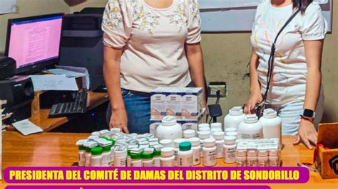 Presidenta Del Comit De Damas Del Distrito De Sondorillo Recibe