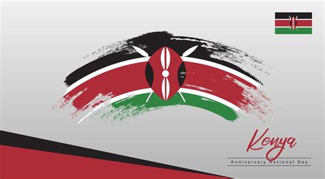 Happy National Day Kenya. Banner, Greeting card, Flyer design. Poster ...