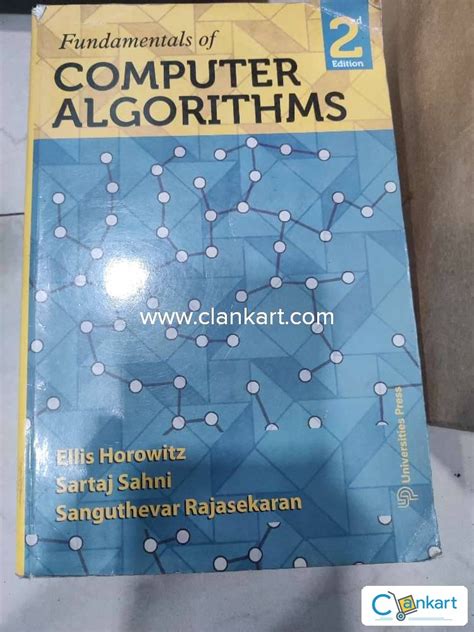 Buy 'Fundamentals Of Computer Algorithms' Book In Good Condition At ...