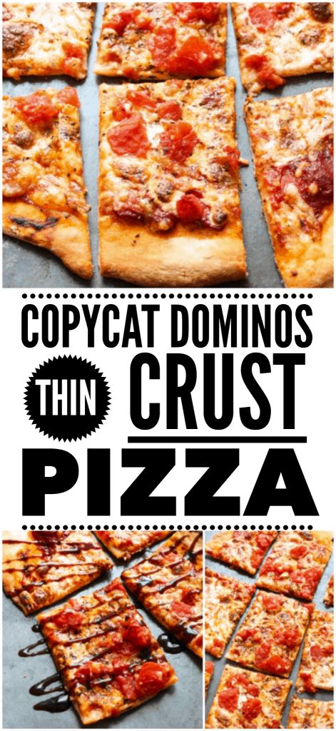 Copycat Domino's Thin Crust Pizza Recipe - Layers of Happiness