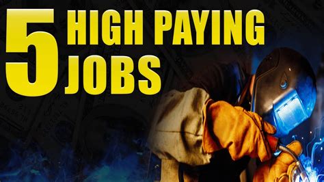 5 Highest Paying Jobs Without A College Degree Youtube