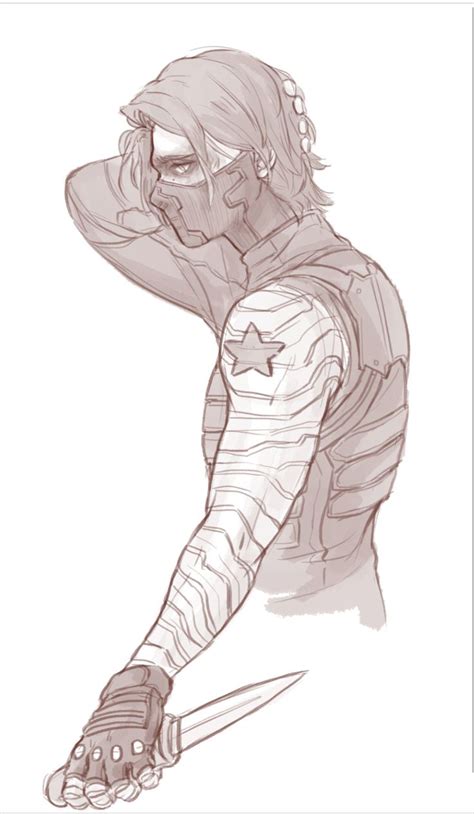 Pin By Christine On Artwork I Just Wanna Draw Winter Soldier Bucky