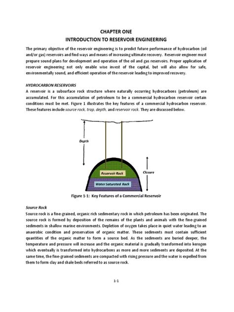 Chapter 1 Introduction To Reservoir Engineering Pdf Petroleum