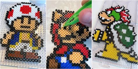 Super Mario Princess Perler Beads