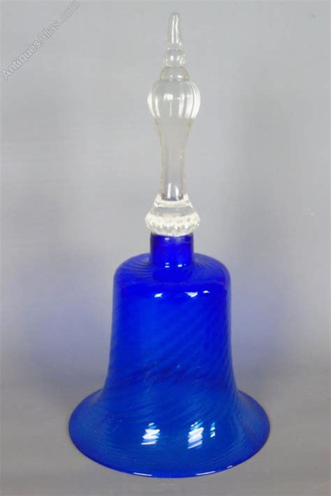 Antiques Atlas Victorian Hand Blown Bristol Blue Glass Bell