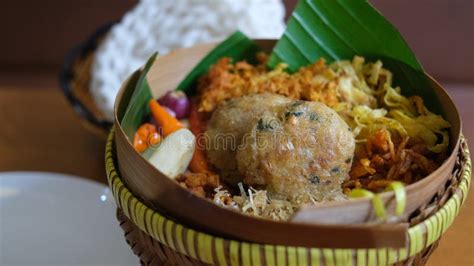 Tradisional Indonesia Food Nasi Liwet Stock Photo Image Of Indonesia