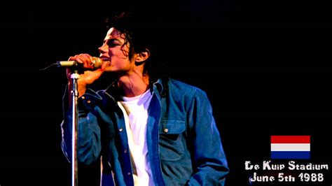 Michael Jackson Man In The Mirror Bad Tour Rotterdam Hd Audio