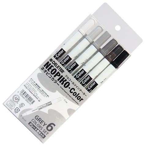 DELETER Neopiko Color Set De 6 Grises