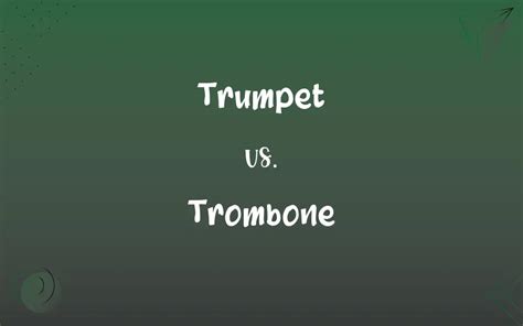 Trumpet Vs Trombone Whats The Difference