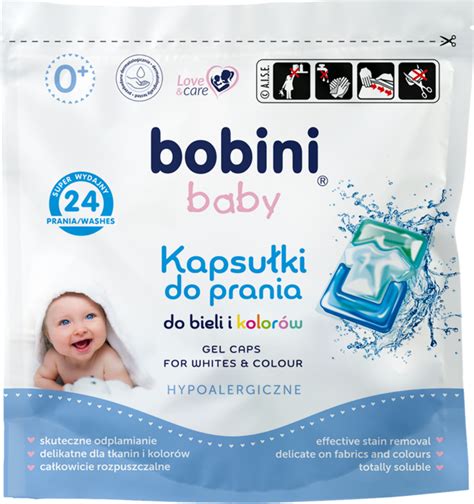 Bobini Baby Kapsu Ki Do Prania Tkanin Bia Ych I Kolorowych Szt