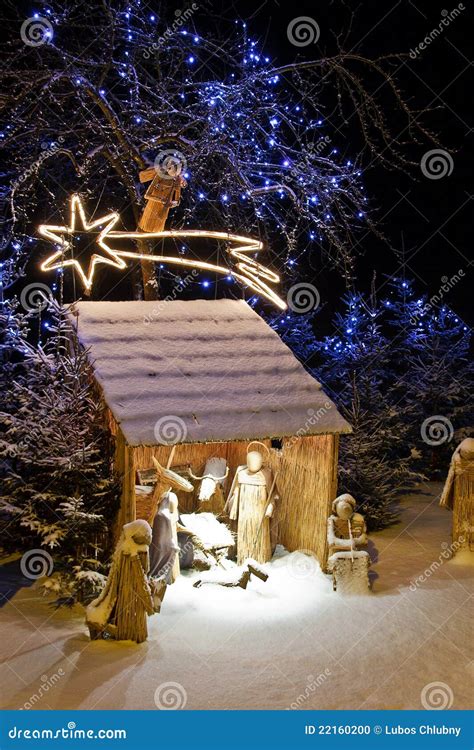 Nativity Scene Stock Photo Image Of Joseph Christian 22160200