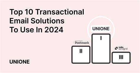 Top 10 Transactional Email Solutions To Use In 2024 L UniOne