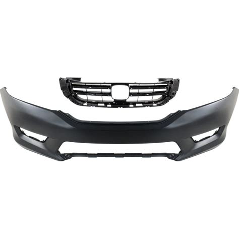 Geelife Bumper Cover Kit For Honda 2013 2015 Accord Front 2pc Primed