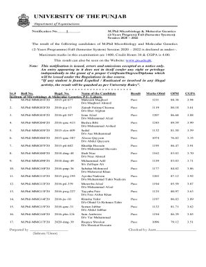 Fillable Online Pu Edu Phil Microbiology Molecular Genetics Fax Email