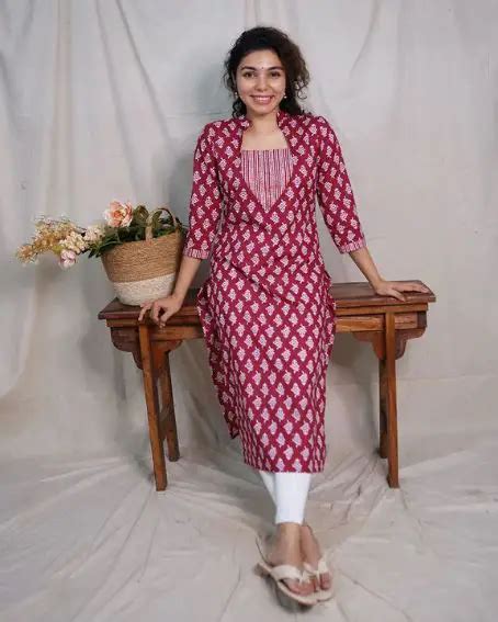 Best Half Collar Neck Designs For Kurtis In