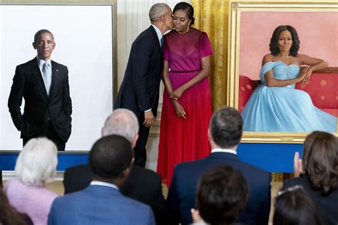 Obamas return to the White House, unveil official portraits | AP News