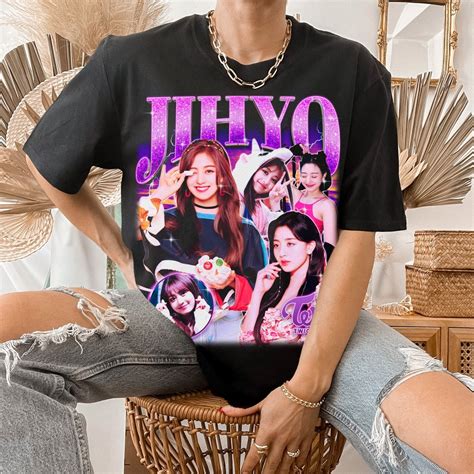 Twice Jihyo Retro Bootleg T Shirt Twice Shirt Kpop Shirt Kpop Merch