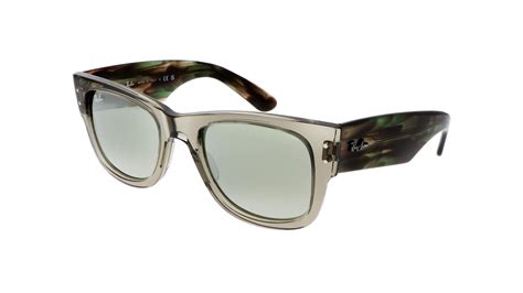 Sunglasses Ray Ban Mega Wayfarer Rb0840s 66355c 51 21 Transparent Green