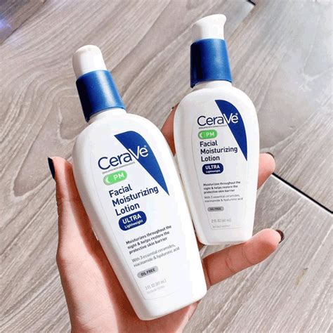 Kem dưỡng ẩm mọi loại da Cerave PM Facial Moisturizing Lotion 89mLKem