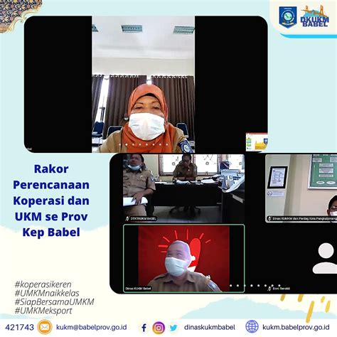 Dinas Gelar Rakor Perencanaan Koperasi Dan Umkm Se Babel