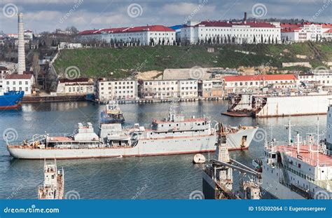 Russian Navy Supply Warship Sevastopol Stock Photo Image Of Warship