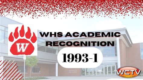 Whs Academic Recognition 1993 Part 1 Youtube