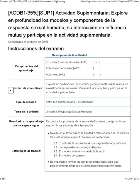 Examen Acdb Sup Actividad Suplementaria Explore En