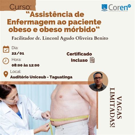 Vem Aí O Curso “assistência De Enfermagem Ao Paciente Obeso E Obeso