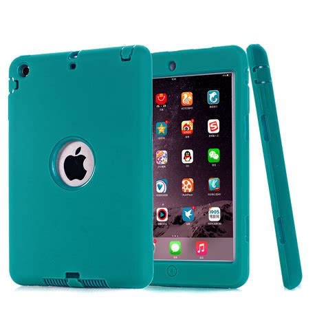 Heavy Duty Hybrid Shockproof Rubber Case Cover For Apple IPad 234 Mini